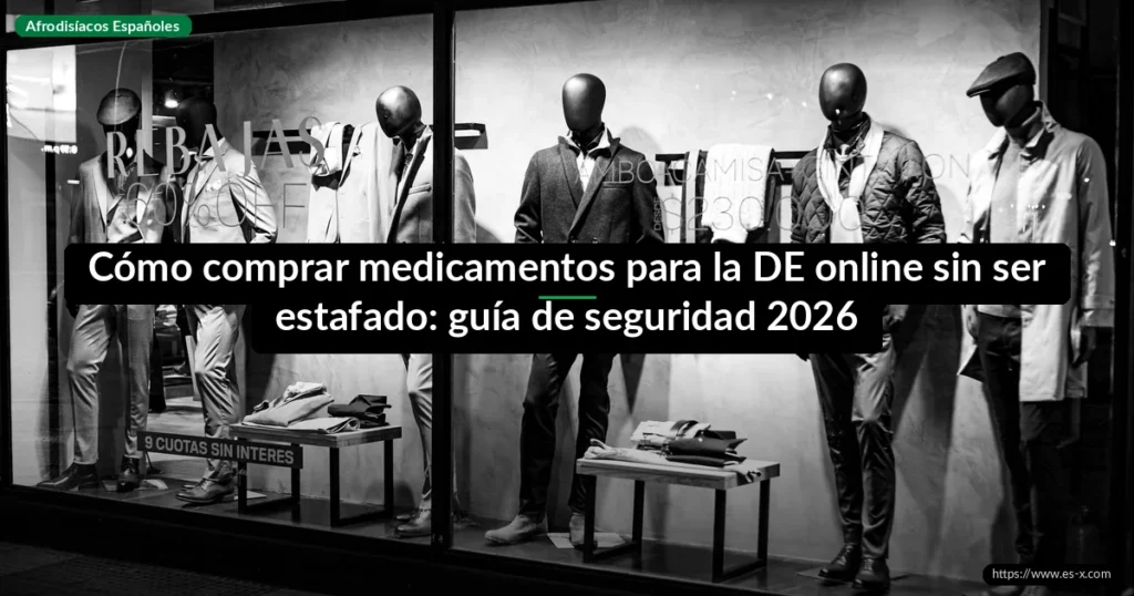 Cómo comprar medicamentos para la DE online sin ser estafado: guía de seguridad 2026