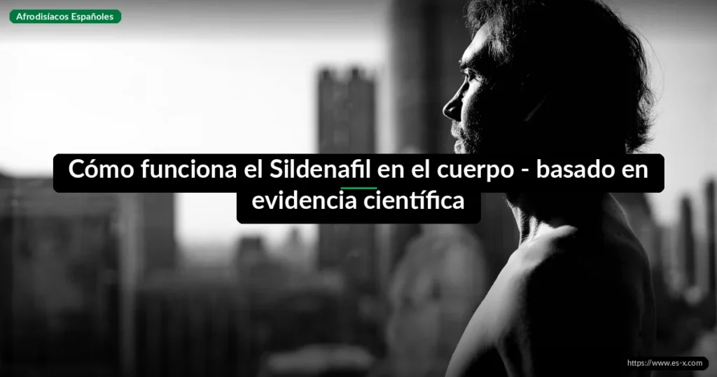Cómo funciona el Sildenafil en el cuerpo - basado en evidencia científica