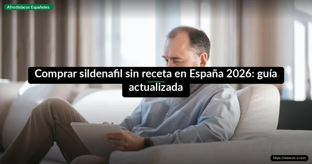 Comprar sildenafil sin receta en España 2026: guía actualizada