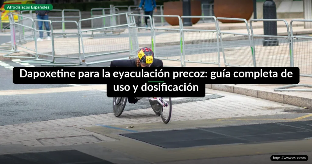 Dapoxetine para la eyaculación precoz: guía completa de uso y dosificación