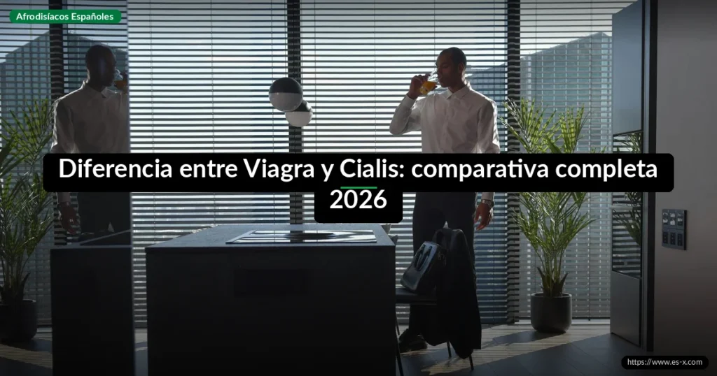 Diferencia entre Viagra y Cialis: comparativa completa 2026