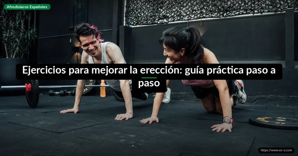 Ejercicios para mejorar la erección: guía práctica paso a paso