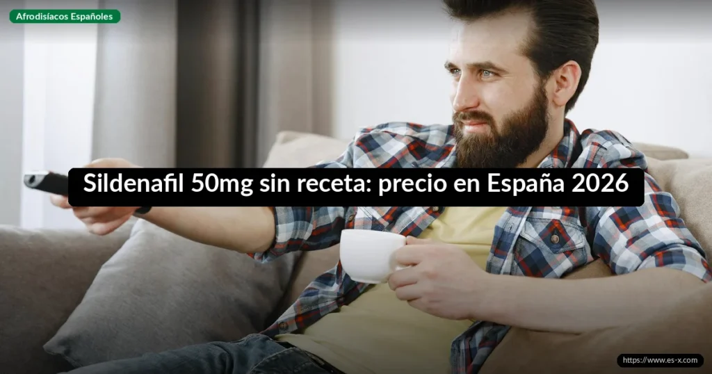Sildenafil 50mg sin receta: precio en España 2026