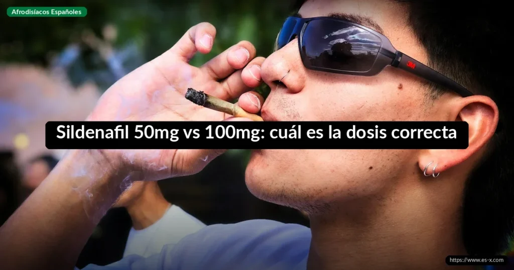Sildenafil 50mg vs 100mg: cuál es la dosis correcta