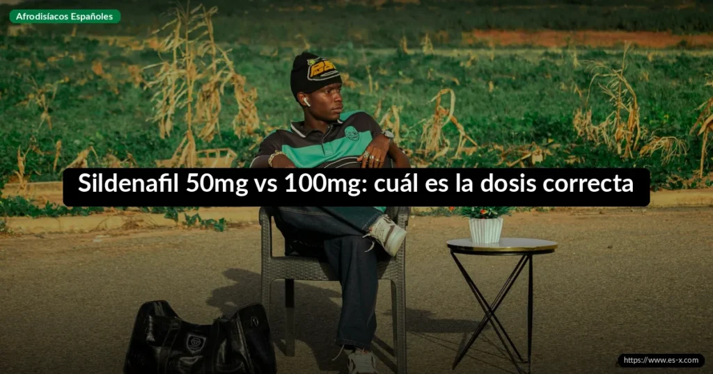 Sildenafil 50mg vs 100mg: cuál es la dosis correcta