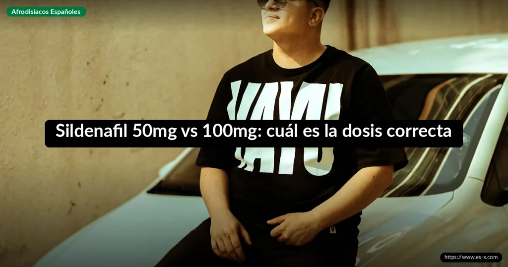 Sildenafil 50mg vs 100mg: cuál es la dosis correcta
