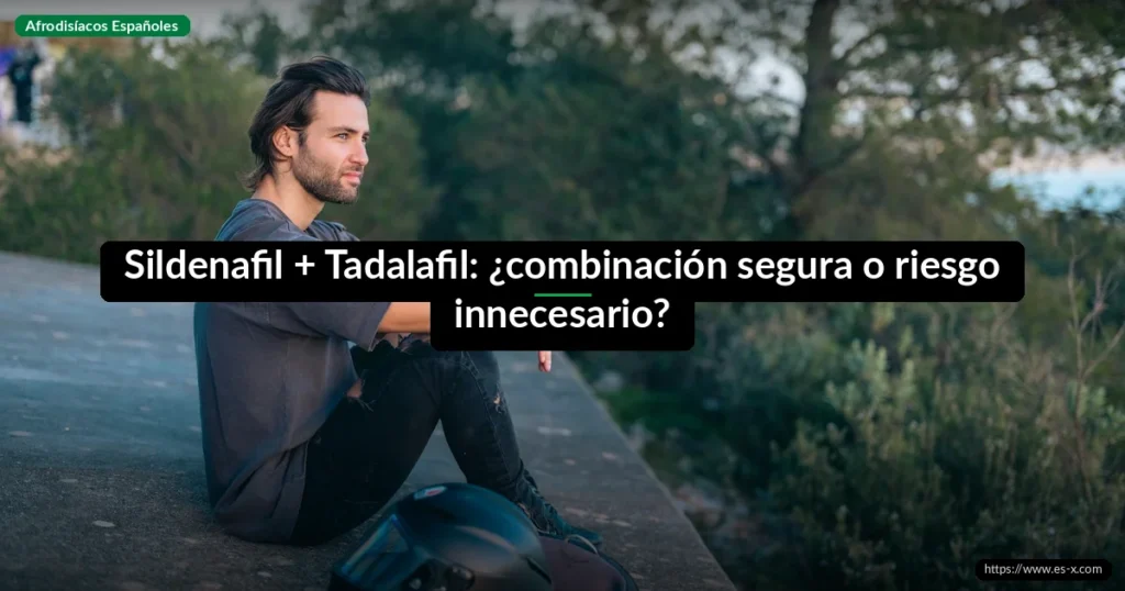 Sildenafil + Tadalafil: ¿combinación segura o riesgo innecesario?