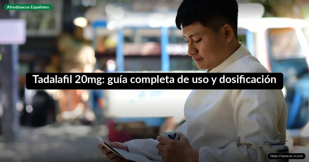 Tadalafil 20mg: guía completa de uso y dosificación