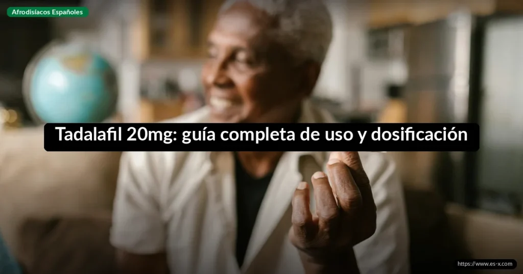 Tadalafil 20mg: guía completa de uso y dosificación