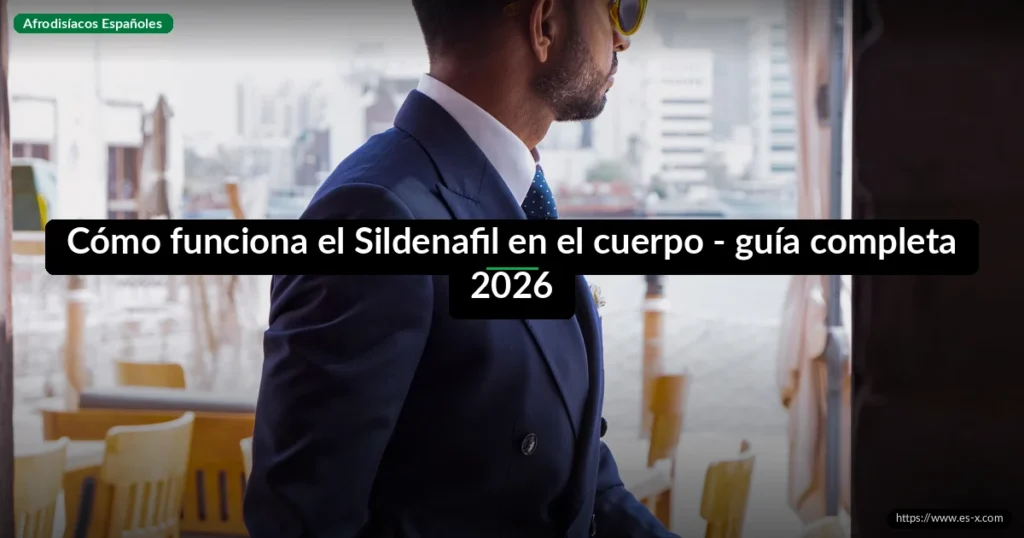 Cómo funciona el Sildenafil en el cuerpo - guía completa 2026