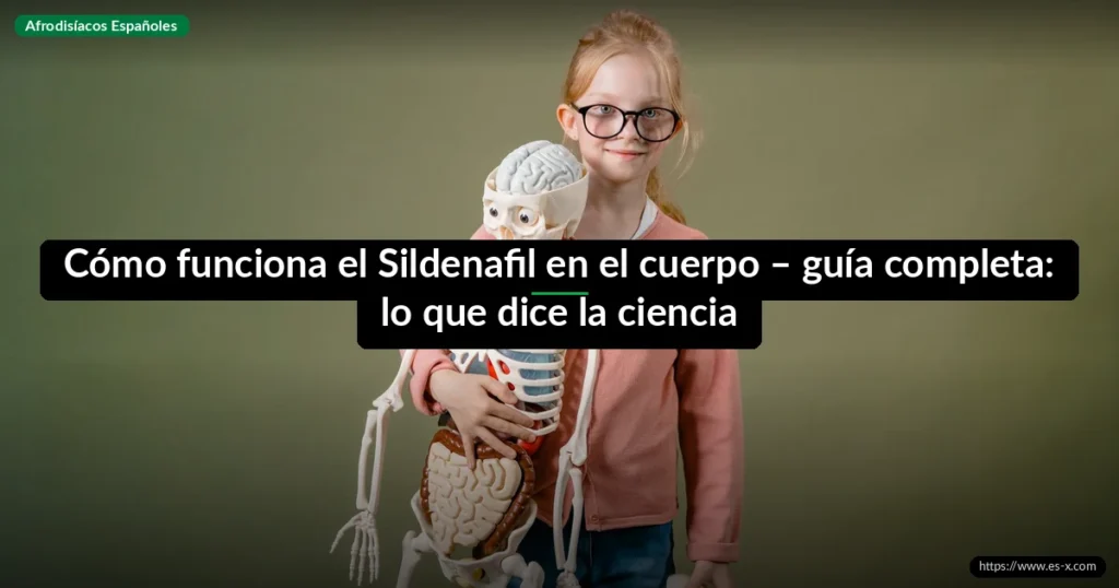 Cómo funciona el Sildenafil en el cuerpo – guía completa: lo que dice la ciencia