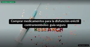 Comprar medicamentos para la disfunción eréctil contrareembolso: guía segura