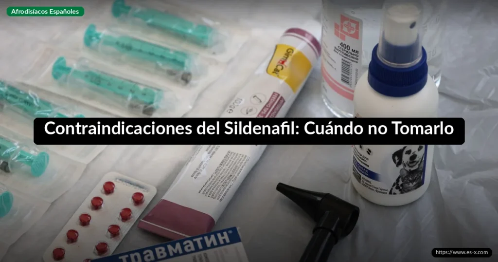 Contraindicaciones del Sildenafil: Cuándo no Tomarlo
