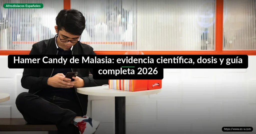 Hamer Candy de Malasia: evidencia científica, dosis y guía completa 2026