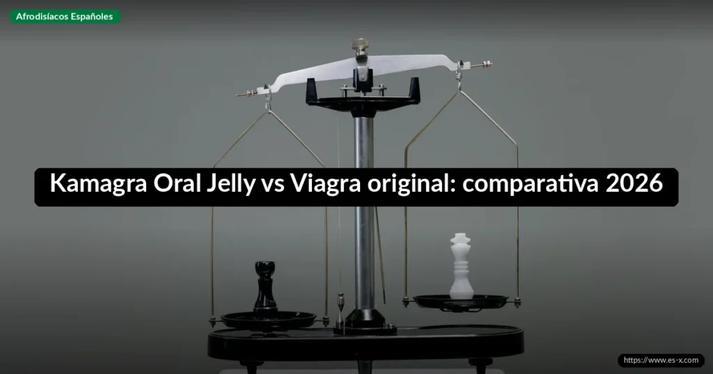 Kamagra Oral Jelly vs Viagra original: comparativa 2026