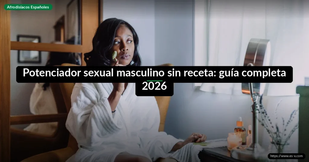 Potenciador sexual masculino sin receta: guía completa 2026