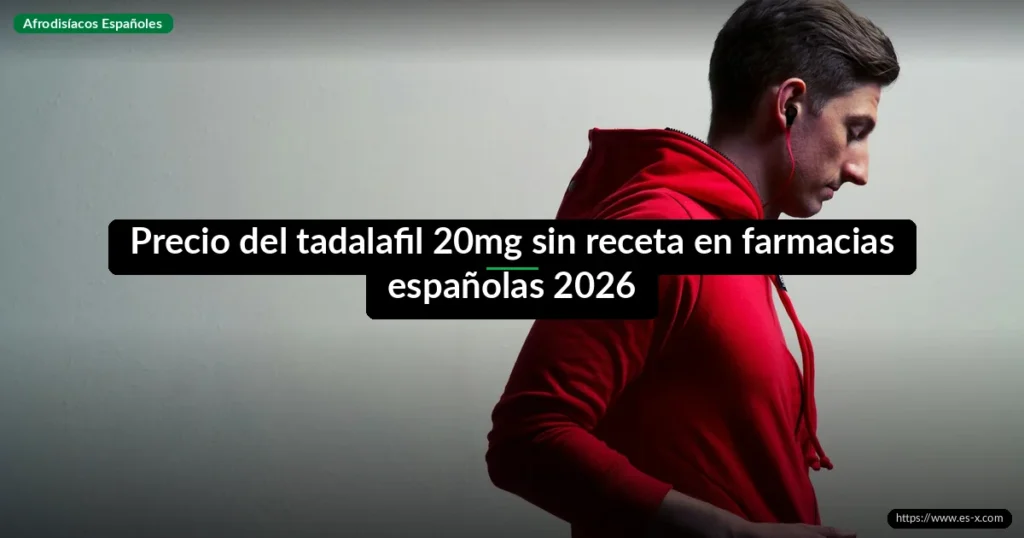 Precio del tadalafil 20mg sin receta en farmacias españolas 2026