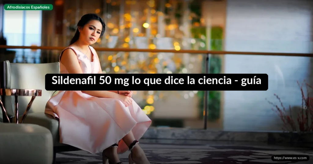 Sildenafil 50 mg lo que dice la ciencia - guía