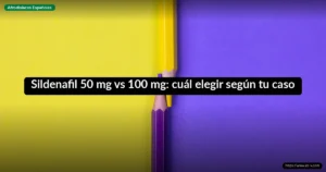 Sildenafil 50 mg vs 100 mg: cuál elegir según tu caso