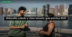 Sildenafilo cuándo y cómo tomarlo: guía práctica 2026