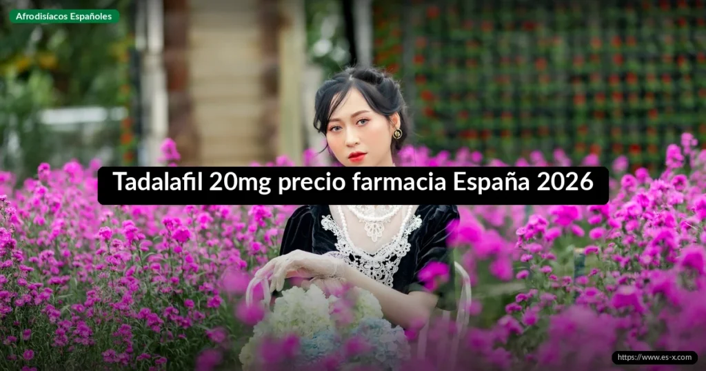 Tadalafil 20mg precio farmacia España 2026