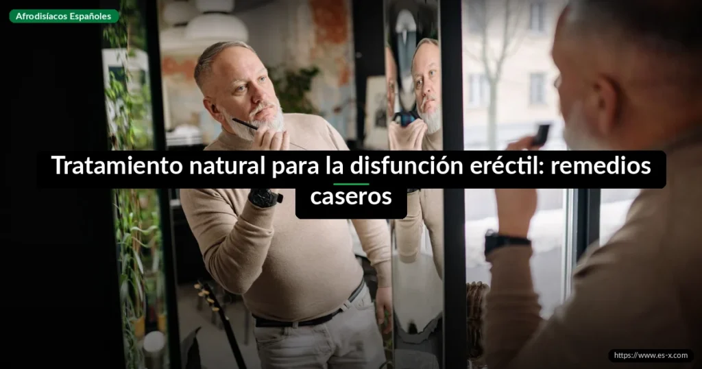 Tratamiento natural para la disfunción eréctil: remedios caseros