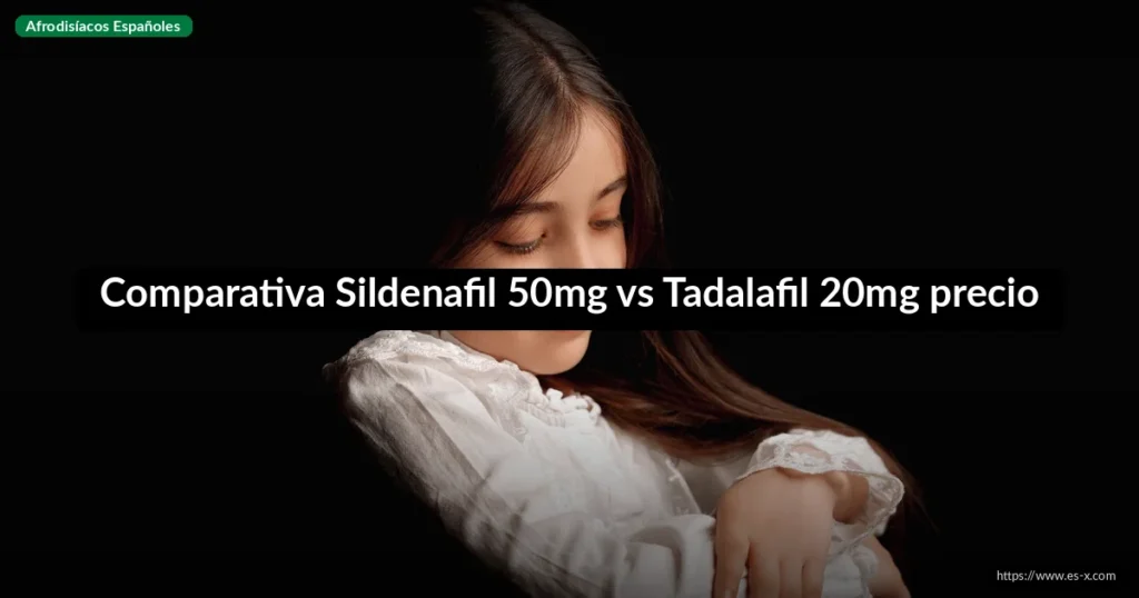 Comparativa Sildenafil 50mg vs Tadalafil 20mg precio