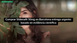Comprar Sildenafil 50mg en Barcelona entrega urgente: basado en evidencia científica