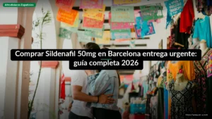 Comprar Sildenafil 50mg en Barcelona entrega urgente: guía completa 2026