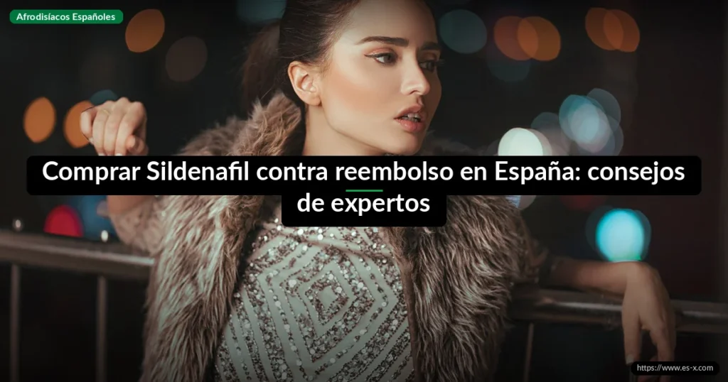 Comprar Sildenafil contra reembolso en España: consejos de expertos