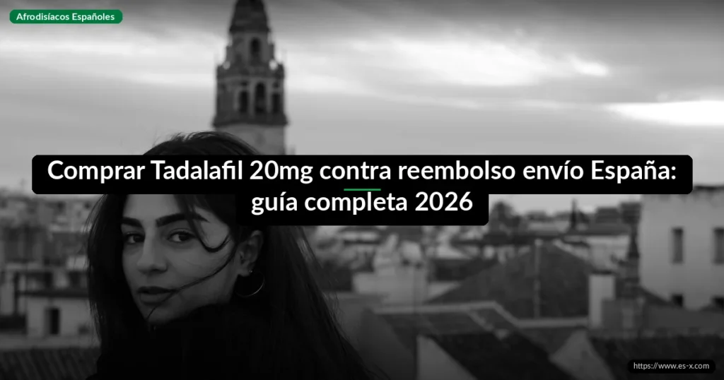 Comprar Tadalafil 20mg contra reembolso envío España: guía completa 2026