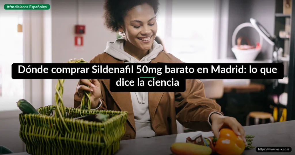 Dónde comprar Sildenafil 50mg barato en Madrid: lo que dice la ciencia