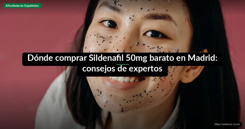 Dónde comprar Sildenafil 50mg barato en Madrid: consejos de expertos