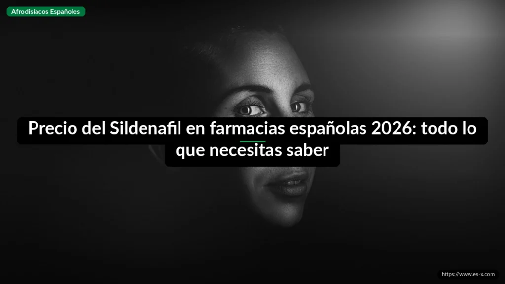 Precio del Sildenafil en farmacias españolas 2026: todo lo que necesitas saber