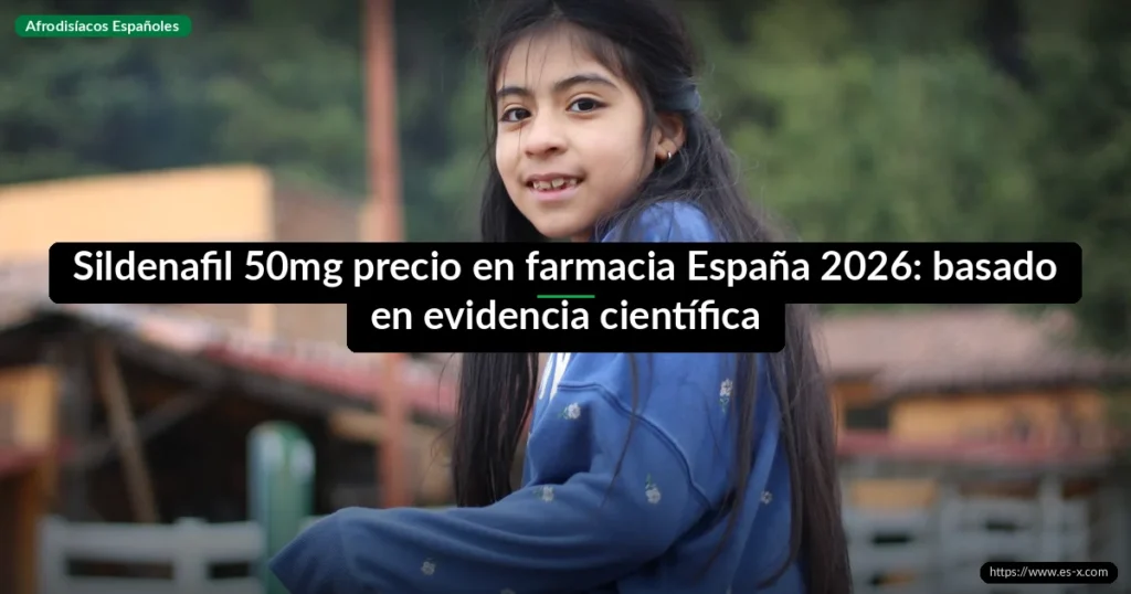 Sildenafil 50mg precio en farmacia España 2026: basado en evidencia científica